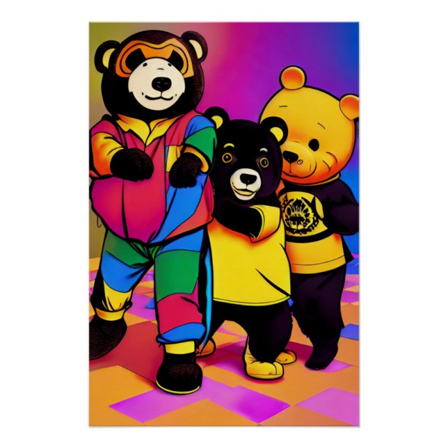 Poster Xi Jinping à la fête des enfants (Devant)