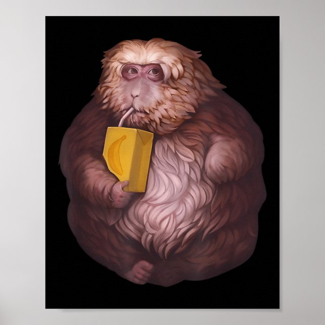 Poster Xing Xing Monkey Meme – Funny Viral Design  (Devant)