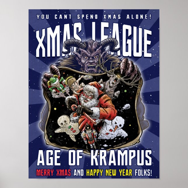 Poster Xmas League Age of Krampus (Devant)