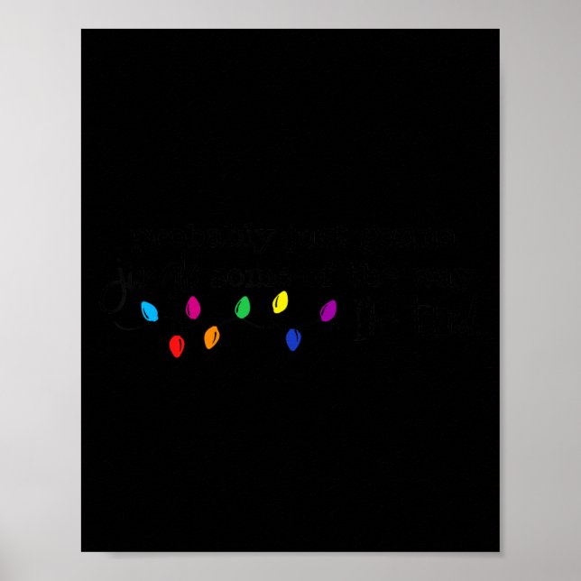 Poster Xmas Probably Just Gonna Jingle Some Of The Way I' (Devant)