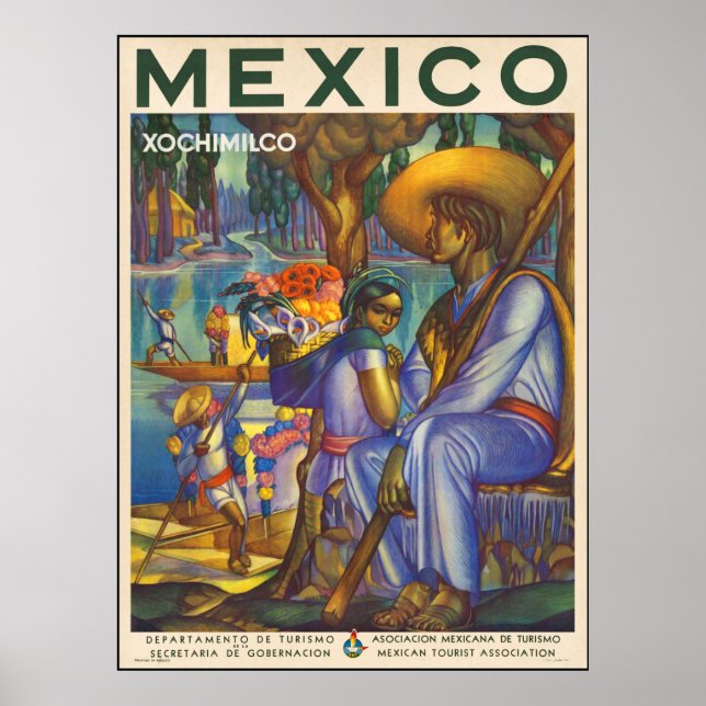 Poster Xochimilco (Devant)