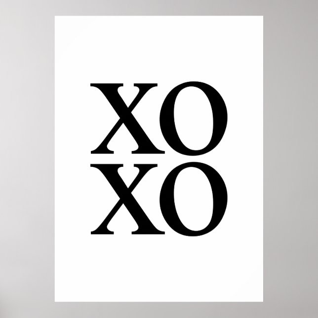 Poster XOXO (Devant)