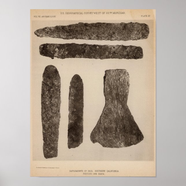 Poster XV Instruments en fer, So California (Devant)