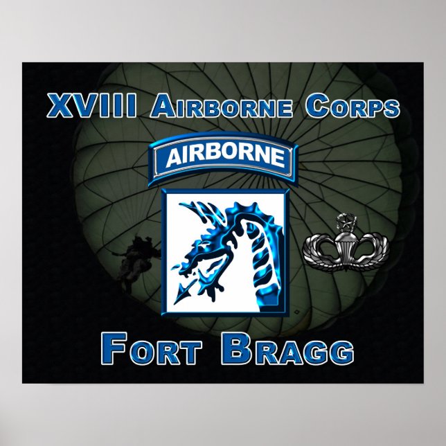 Poster XVIII Airborne Corps (Devant)
