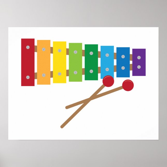 Poster Xylophone (Devant)