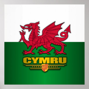 Poster Y Ddraig Goch