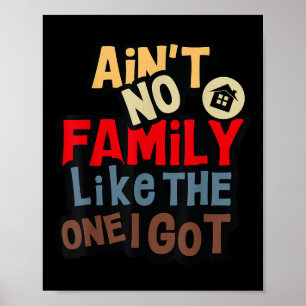 Poster Y'a pas de famille comme celle que j'ai Famille dr