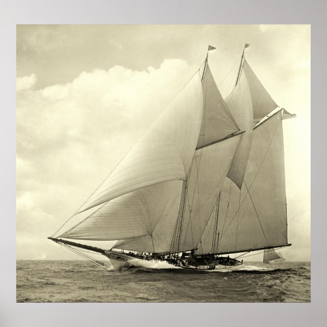 Poster Yacht 'America' 1910 (Devant)