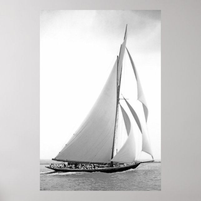 Poster Yacht Cutter Britannia (Devant)