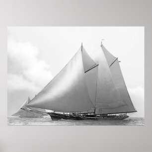 Poster Yacht "Ramona " de schooner