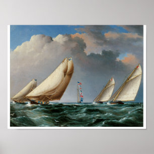 Poster Yachts Arrondissant La Marque