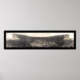 Poster Yale Harvard Jeu sur la photo 1911