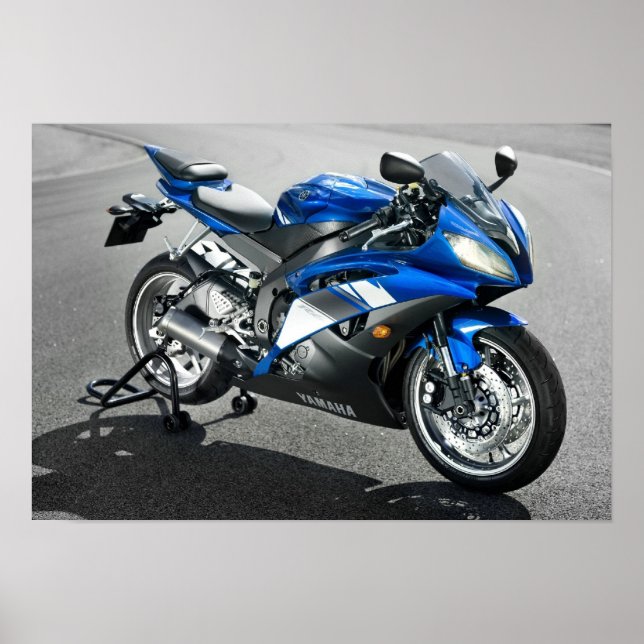 Poster Yamaha R6 (Devant)
