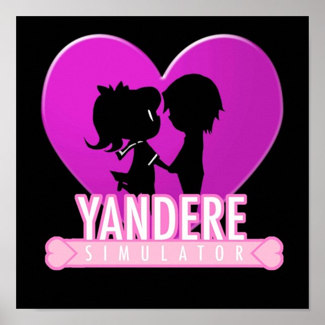 Poster Yandere Simulator Yandere Love Print (Devant)