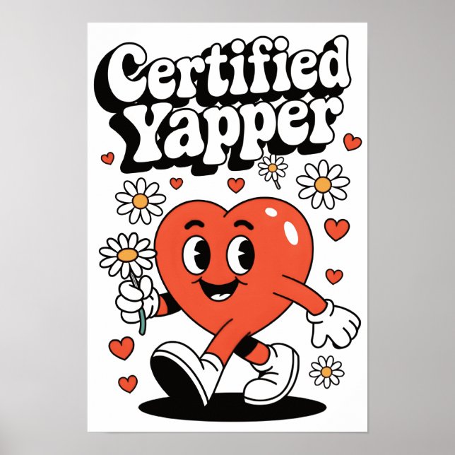 Poster Yapper certifié (Devant)