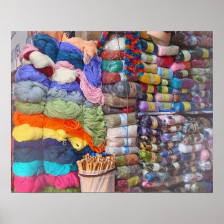 Poster Yarn Shop
