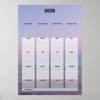 Poster Yearly Planner