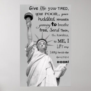 Poster YEARNING to BREATHE FREE. . .