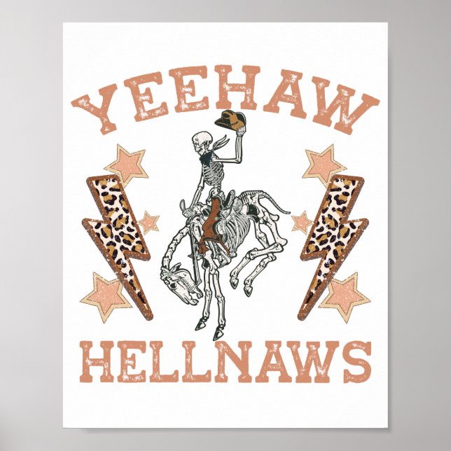 Poster Yehaaw Hellnaws (Devant)