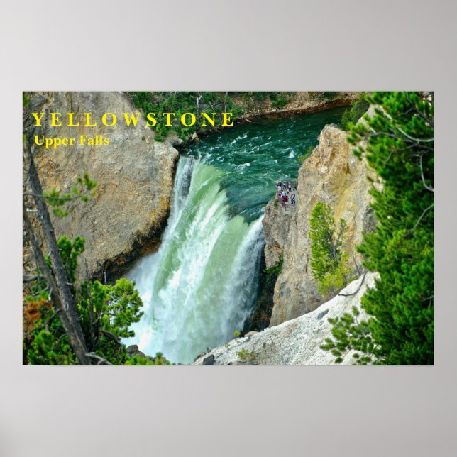 Poster Yellowstone Falls (Devant)