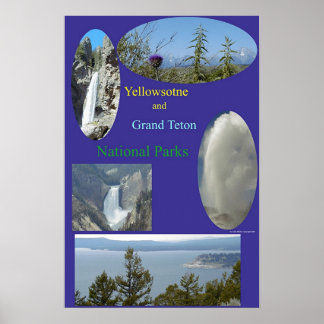 Poster Yellowstone & Grand Teton