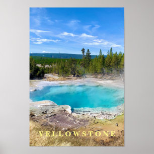 Poster Yellowstone Thermal Pot Hot