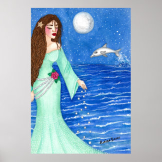 Poster Yemaya, déesse de la mer