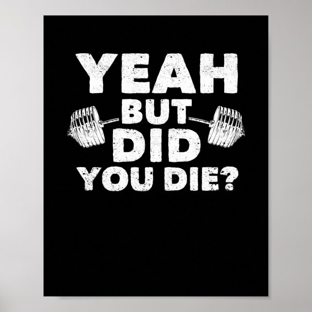 Poster Yes, but did you the funny gym (Devant)