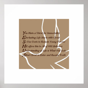 Poster Yeshua Christian