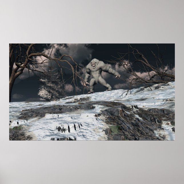 Poster Yeti (Devant)