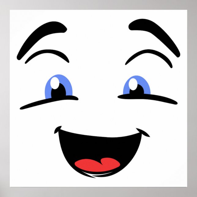POSTER YEUX BLEU (Devant)