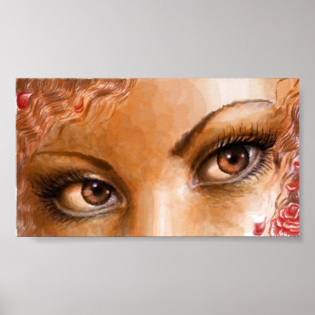 Poster yeux Brown (Devant)