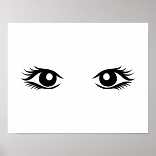 Poster Yeux de femme