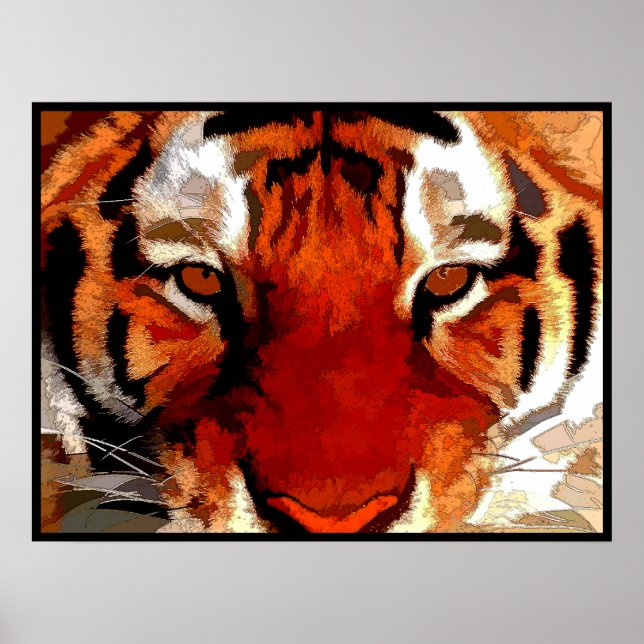 Poster Yeux de tigre (Devant)