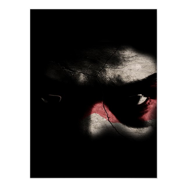 Poster Yeux foncés (Devant)