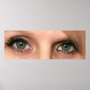 Poster Yeux verts