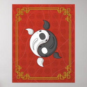 Poster Yin et Yang l'affiche de Koi