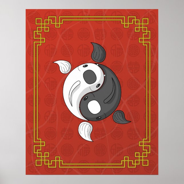 Poster Yin et Yang l'affiche de Koi (Devant)
