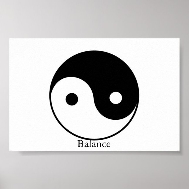 Poster Yin-Yang (Devant)
