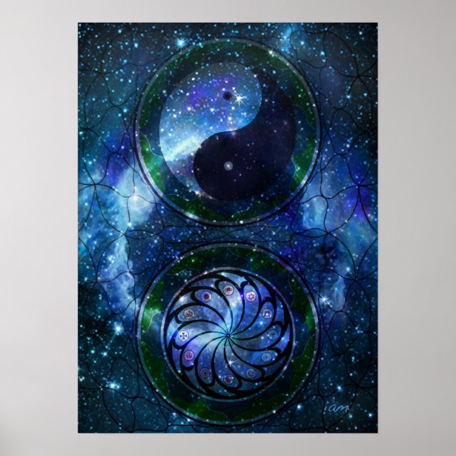 Poster yin yang (Devant)