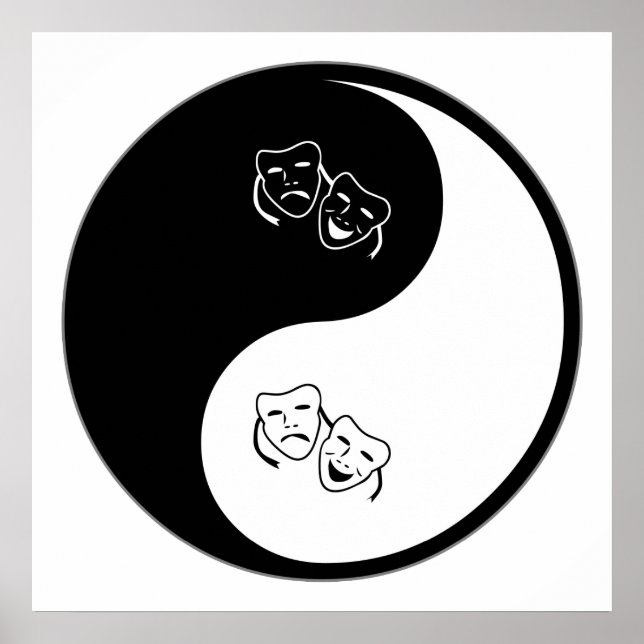 Poster Yin Yang Drama (Devant)