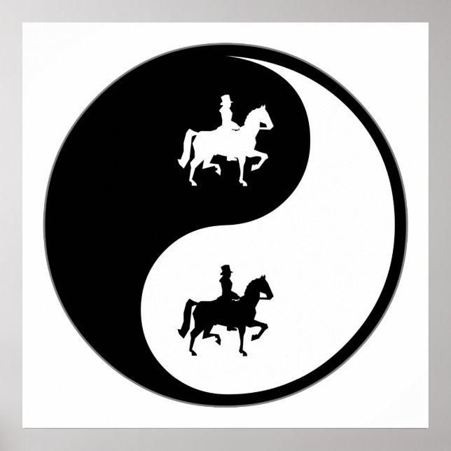 Poster Yin Yang Dressage (Devant)