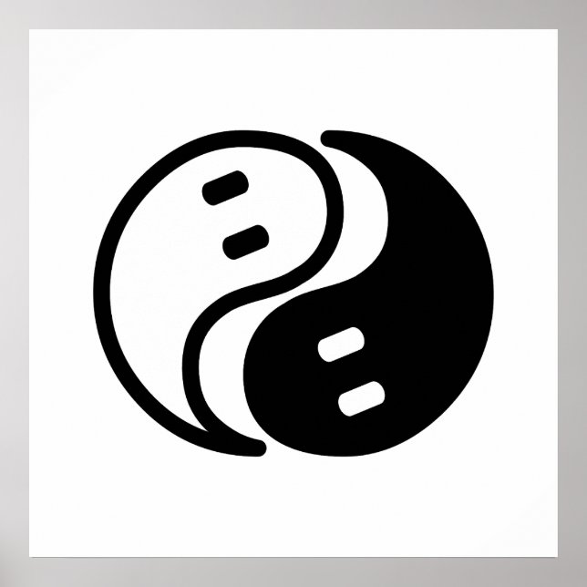 Poster Yin Yang Fantôme (Devant)