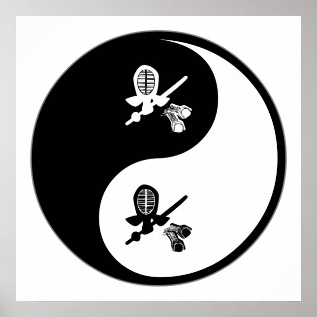 Poster Yin Yang Kendo (Devant)