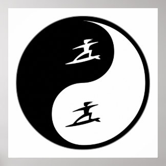 Poster Yin Yang Surf
