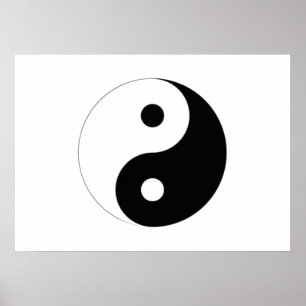 Poster Yin-Yang Symbol
