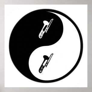 Poster Yin Yang Trombone