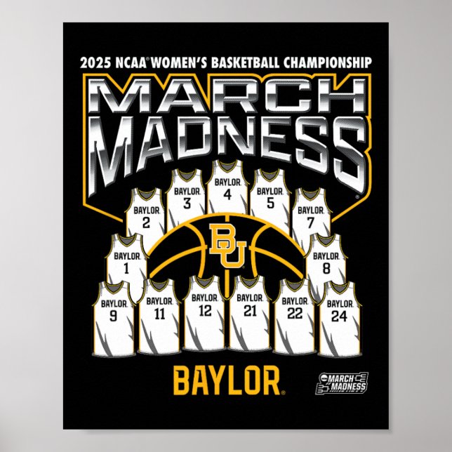 Poster Ylor March Madness 2025 Women's Sketll Nil  (Devant)