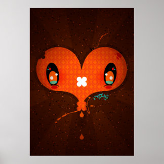 Poster Yo Amo La Leche "Coeur"