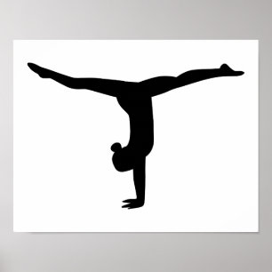 Poster Yoga de gymnastique